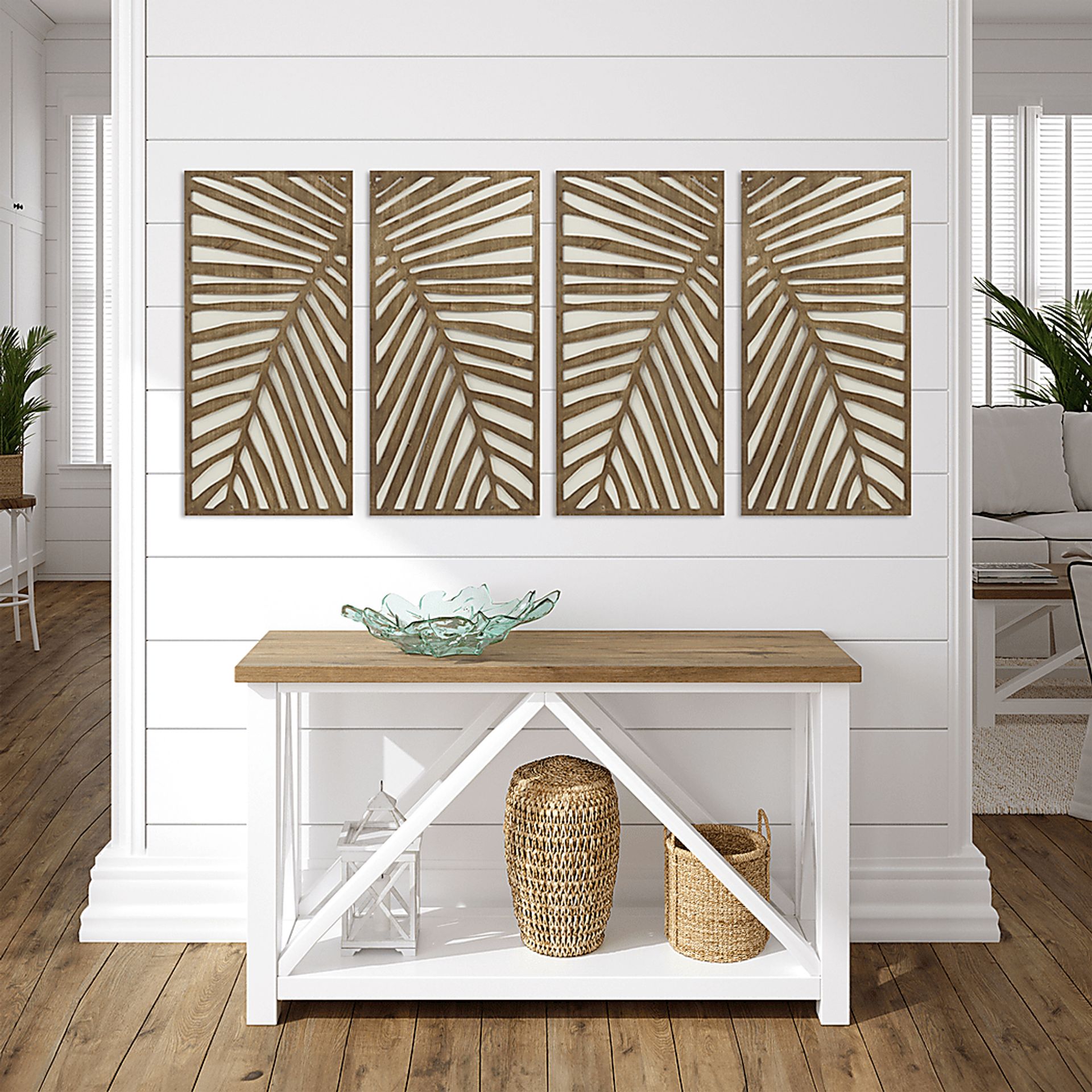 Bloomfields Brown Wall Decor, Set of 2 - Image 4