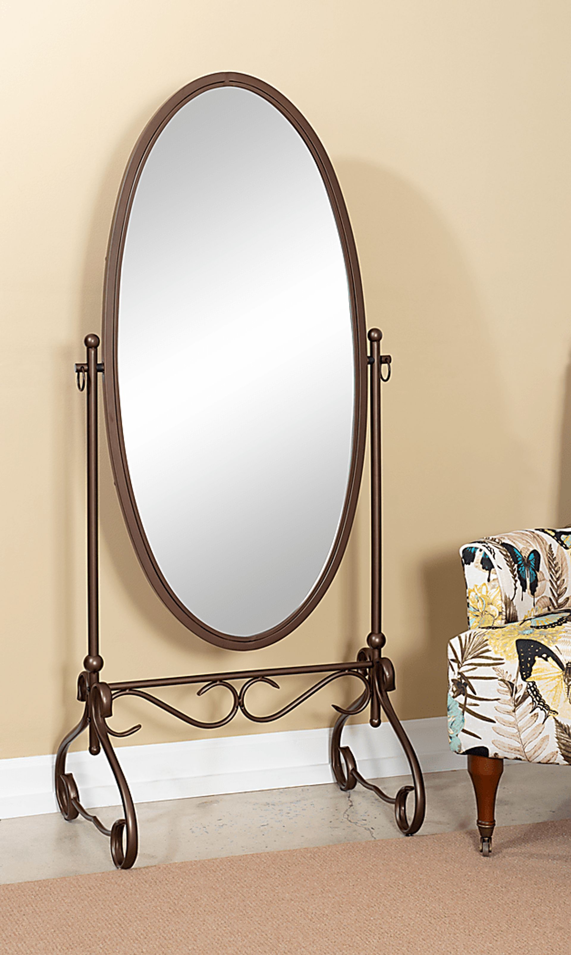 Bloomford Bronze Cheval Mirror - Image 2