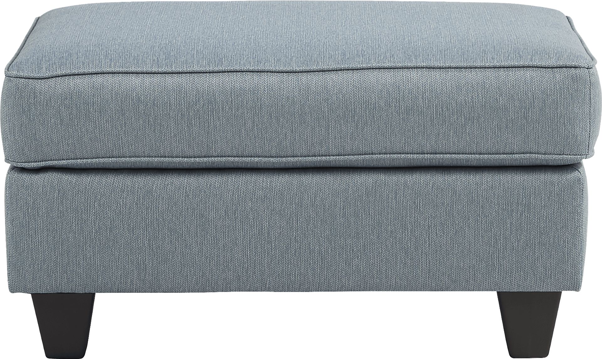 Blooming Grove Aqua Ottoman - Image 2