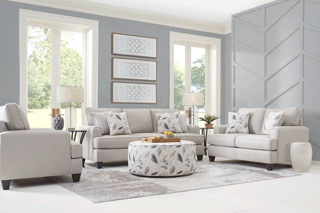 Blooming Grove Oatmeal 2 Pc Living Room - Thumbnail - Image 1