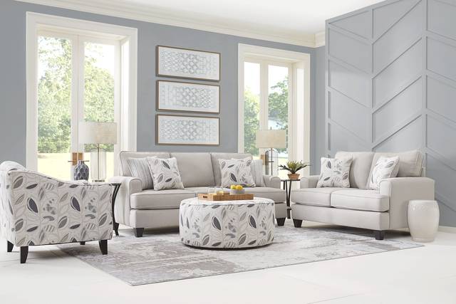 Blooming Grove Oatmeal 8 Pc Living Room - Thumbnail - Image 1