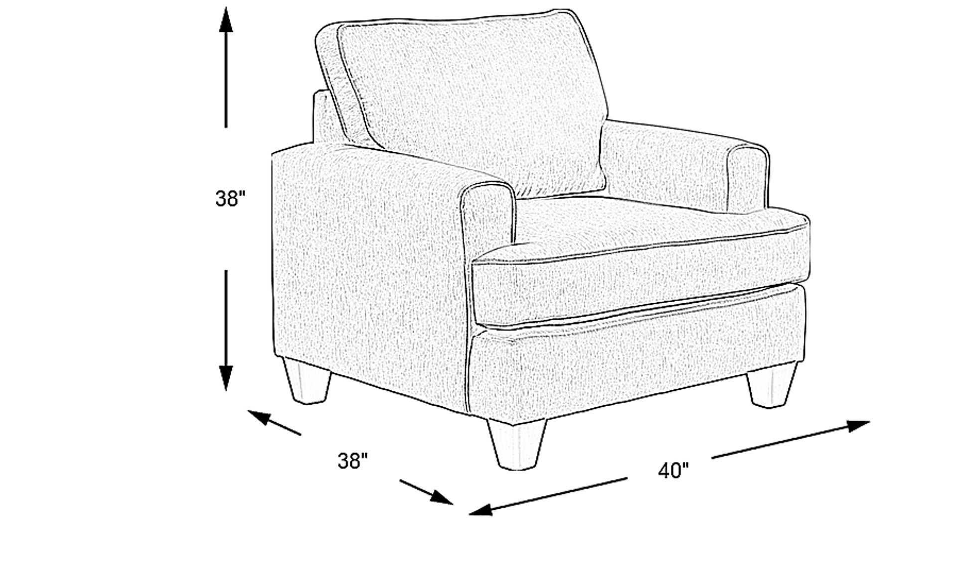 Dimension Image. Please refer to the Dimension Tab on this page for dimension details.