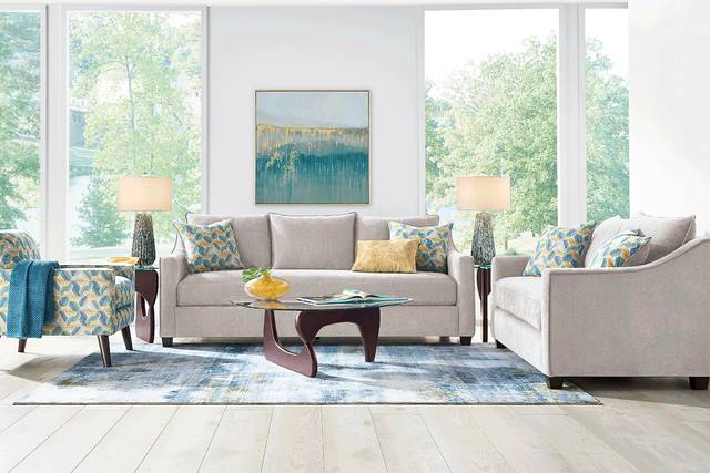 Bloomington Platinum 2 Pc Living Room - Thumbnail - Image 1
