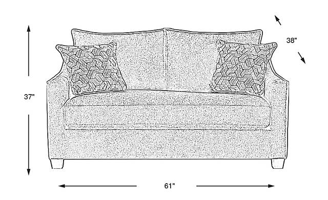 Dimension Image. Please refer to the Dimension Tab on this page for dimension details.
