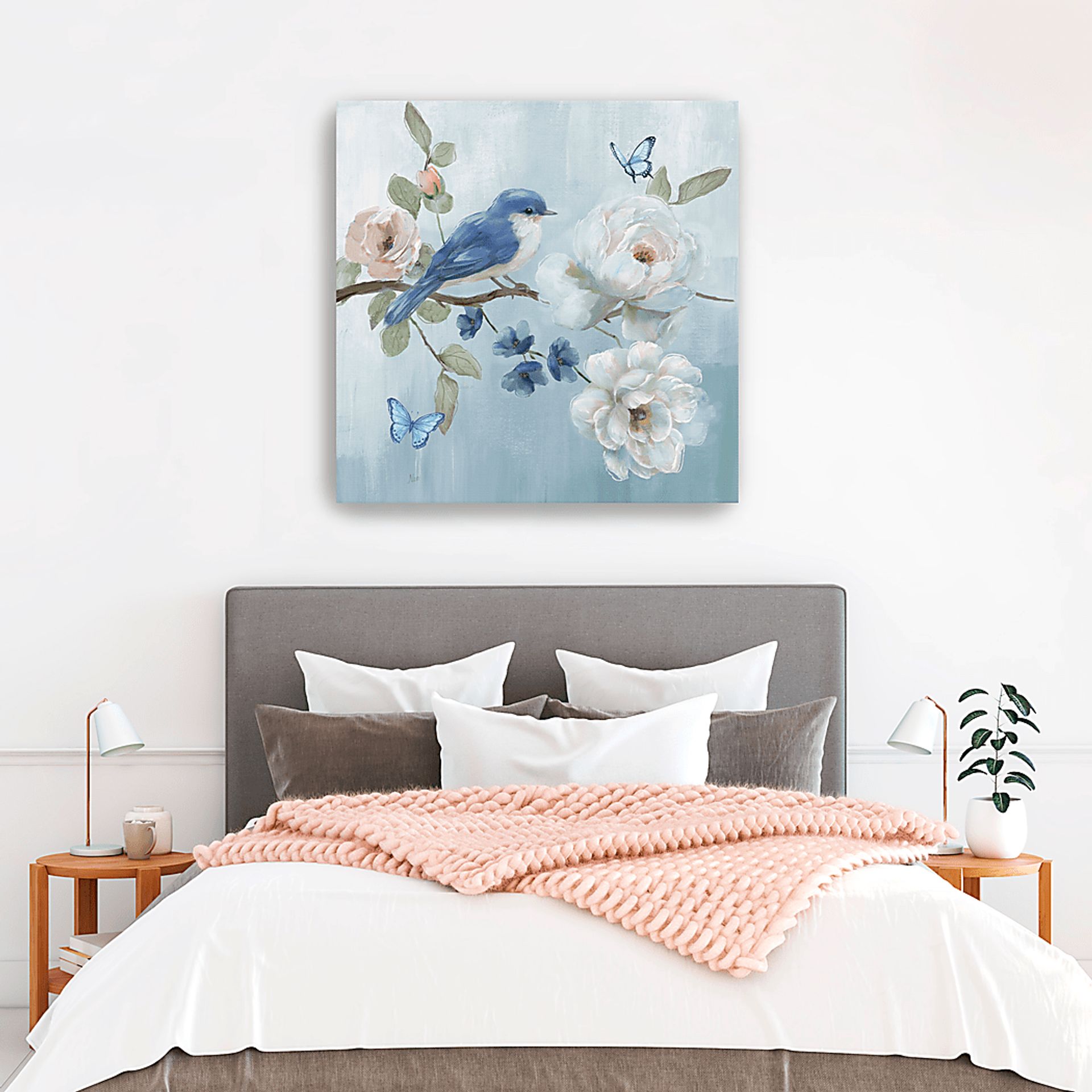 Blooms and Bird Multi Artwork - Image 2