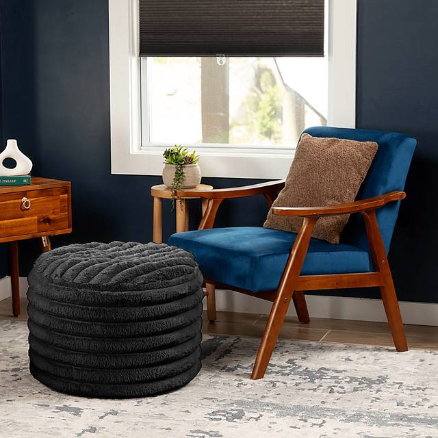 Blossi Black Pouf - Thumbnail - Image 2