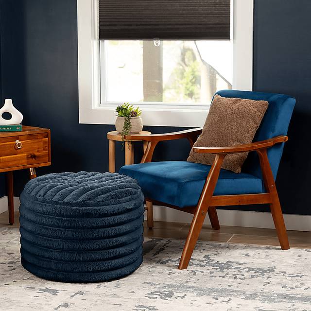 Blossi Blue Pouf - Thumbnail - Image 2