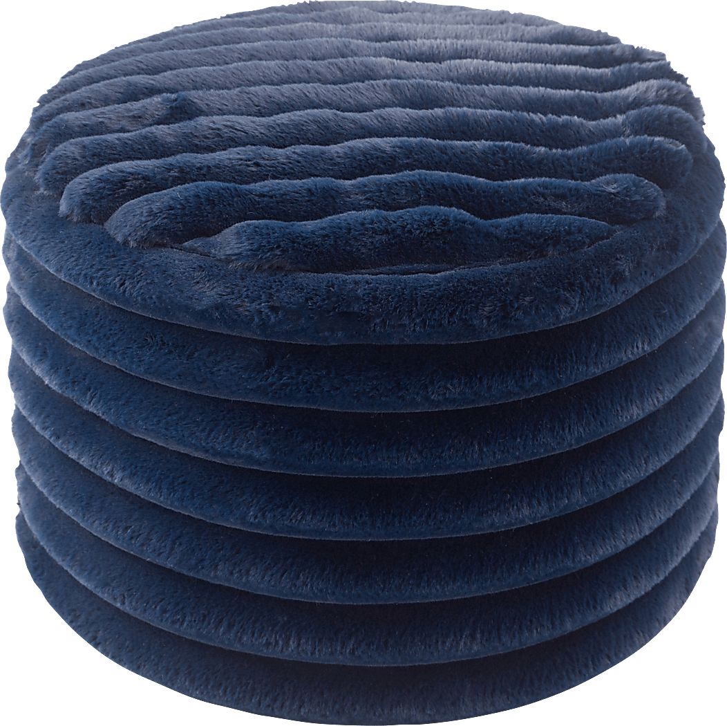 Blossi Blue Pouf