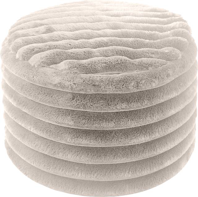 Blossi Gray Pouf - Thumbnail - Image 1