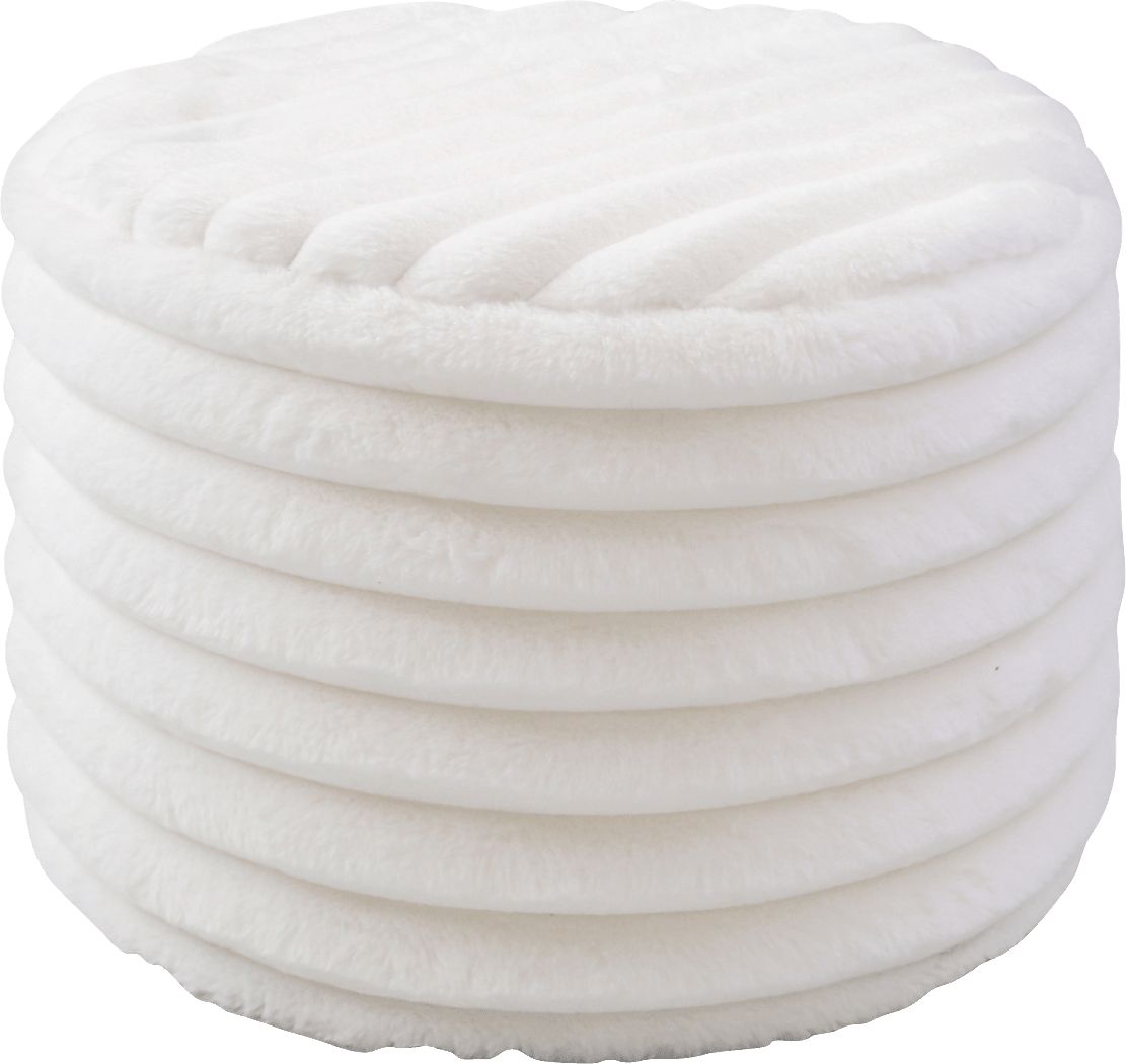 Blossi Ivory Pouf
