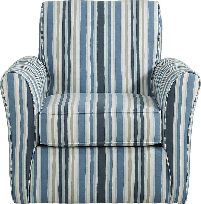 Blossom Fields Accent Swivel Chair - Thumbnail - Image 2