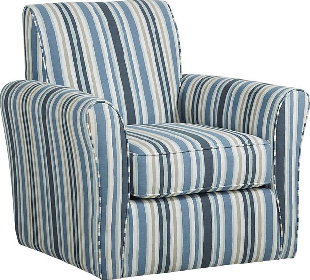 Blossom Fields Accent Swivel Chair - Thumbnail - Image 1