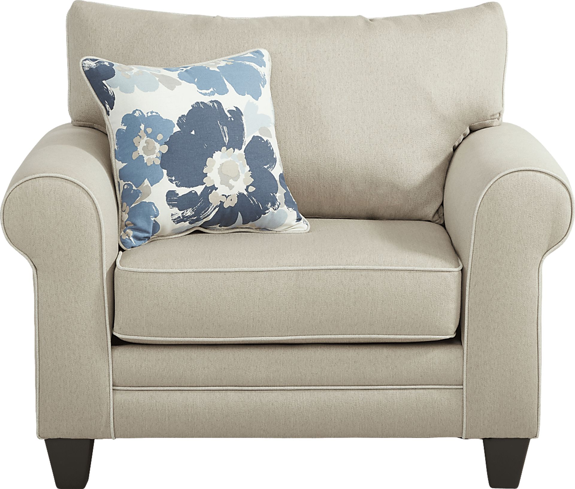 Blossom Fields Beige Chair - Image 2