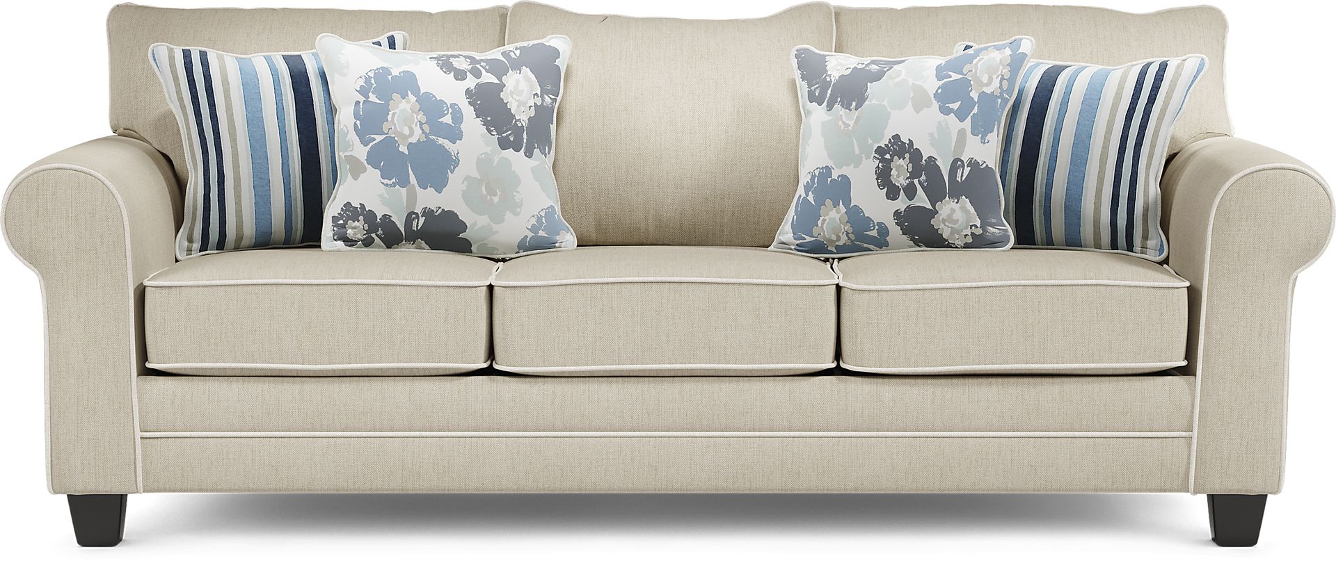 Blossom Fields Beige Gel Foam Sleeper - Image 1