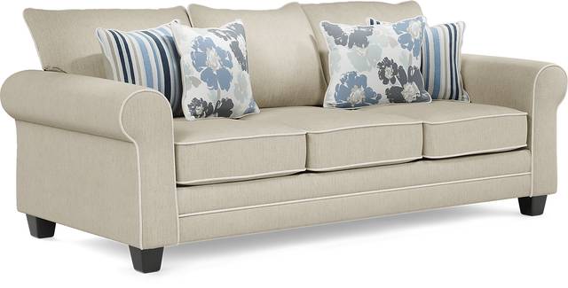 Blossom Fields Beige Sofa - Thumbnail - Image 2