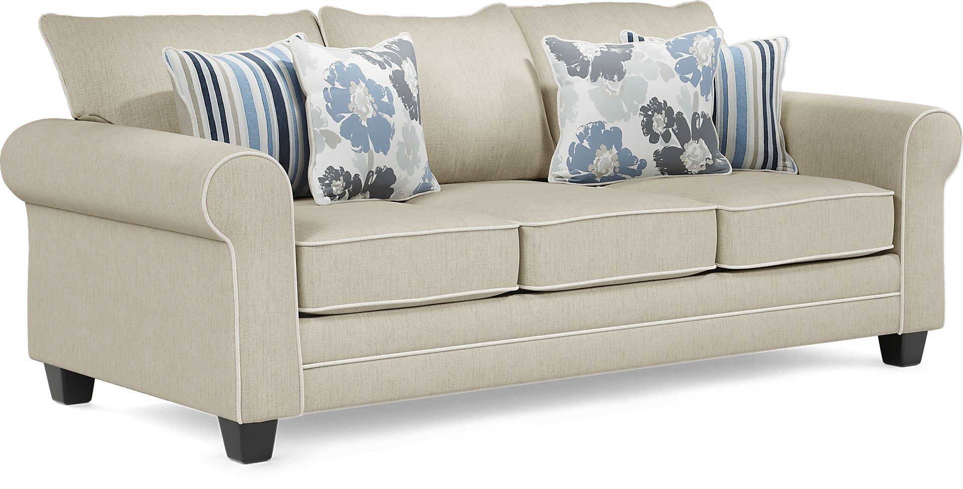 Blossom Fields Beige Synthetic Fabric Sofa | Rooms to Go