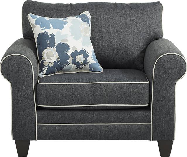 Blossom Fields Blue Chair - Thumbnail - Image 2