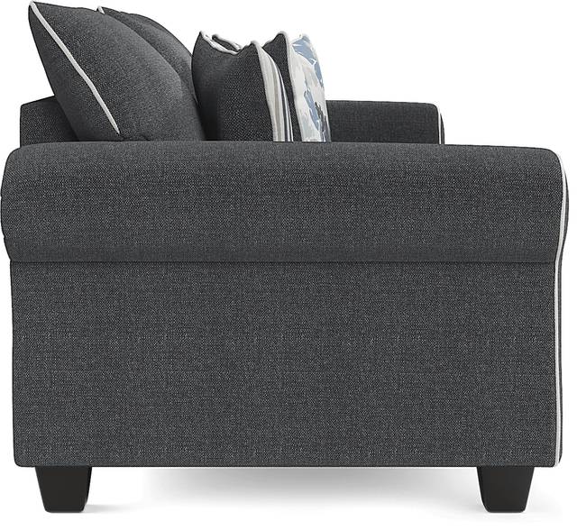 Blossom Fields Blue Sofa - Thumbnail - Image 4