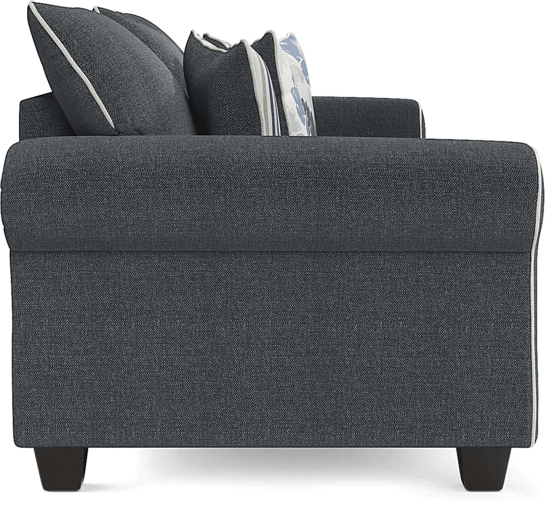 Blossom Fields Blue Sofa - Image 4