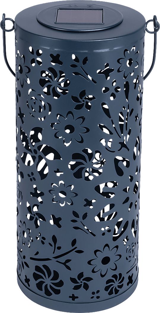 Blossom Hill Midnight Outdoor Solar Lantern