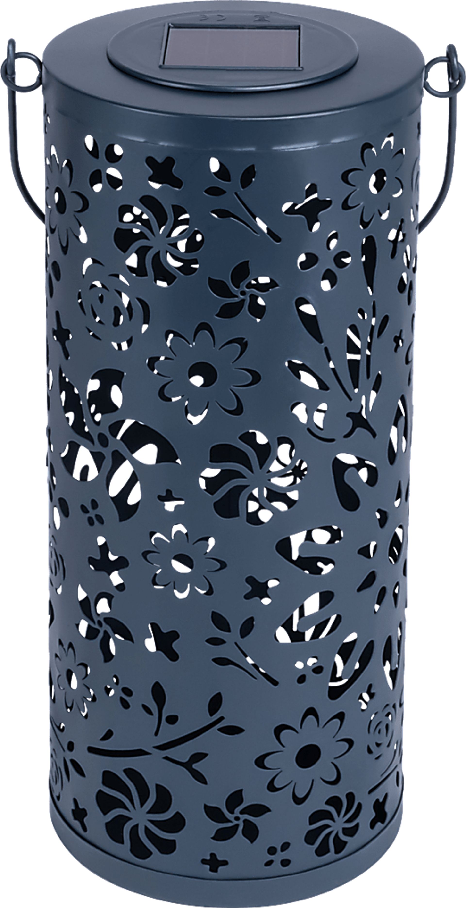Blossom Hill Midnight Outdoor Solar Lantern - Image 1