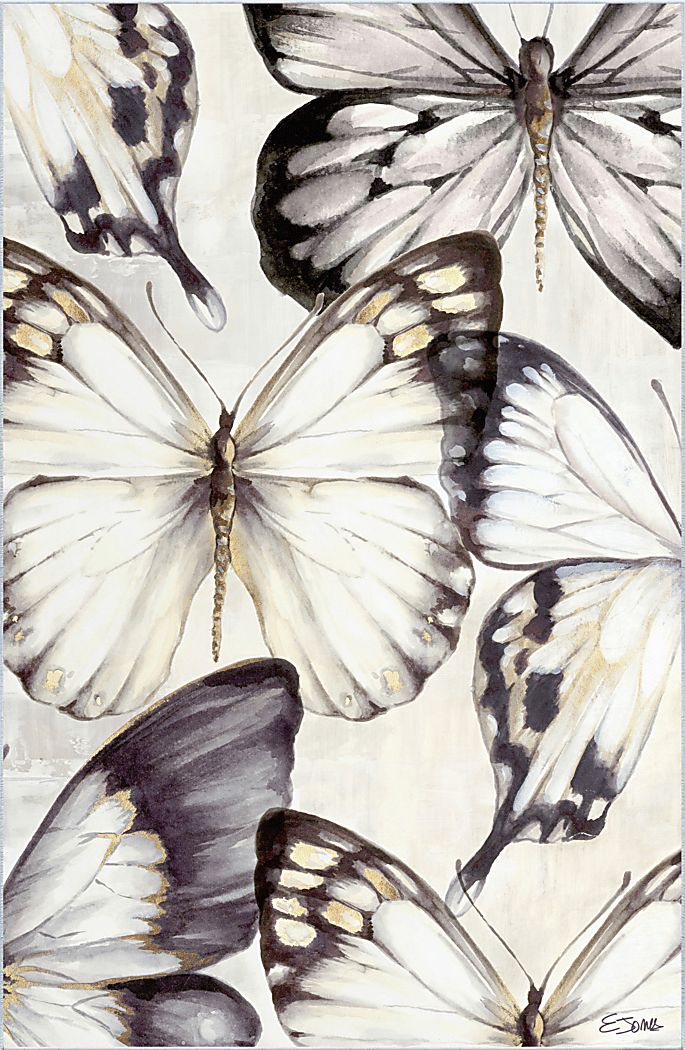 Blossom Villa White 5' x 7'7 Rug