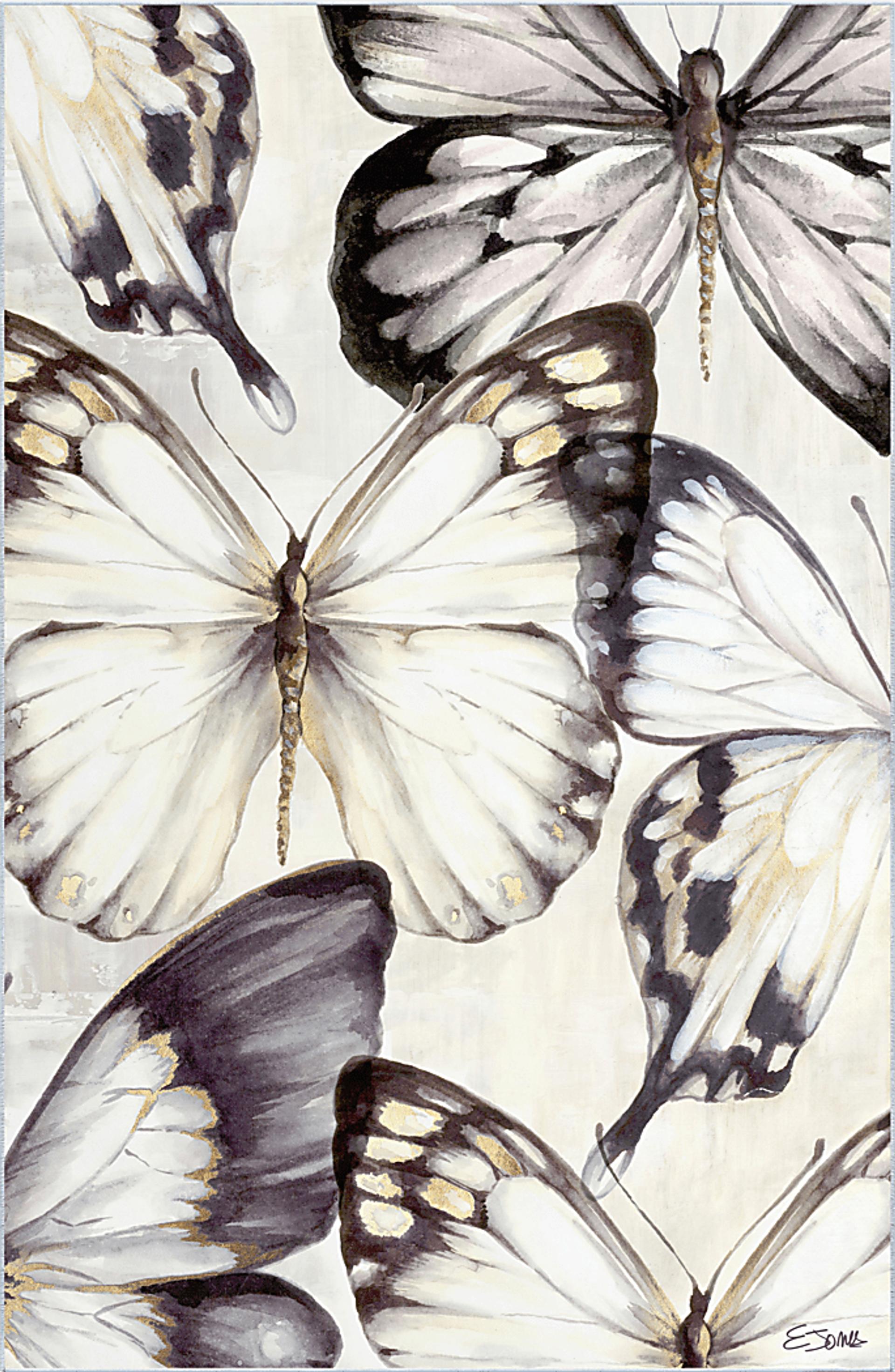 Blossom Villa White 5' x 7'7 Rug