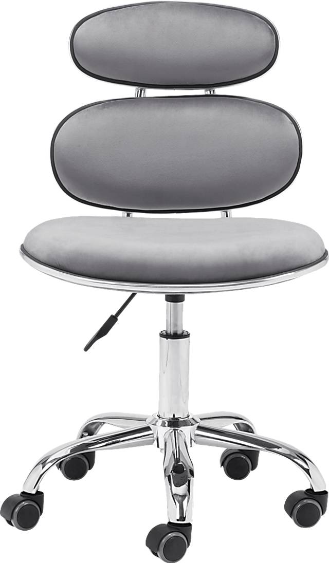 Blossomia Gray Office Chair - Thumbnail - Image 3