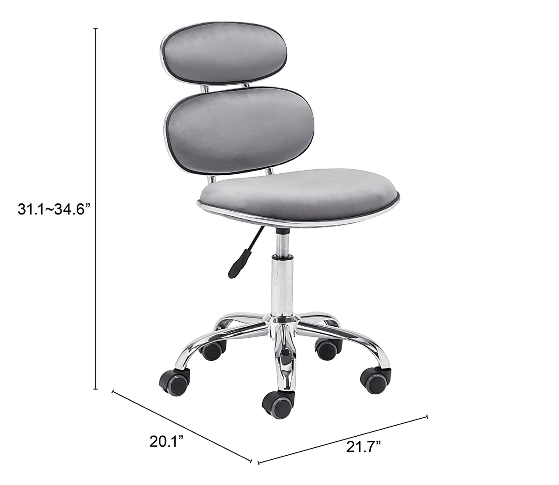 Blossomia Gray Office Chair - Image 7