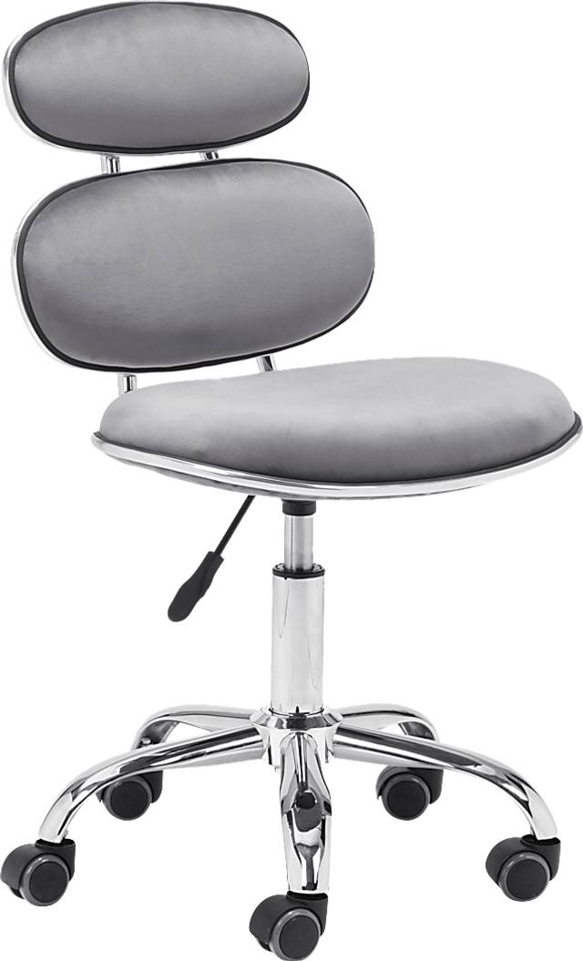 Blossomia Gray Office Chair - Thumbnail - Image 1