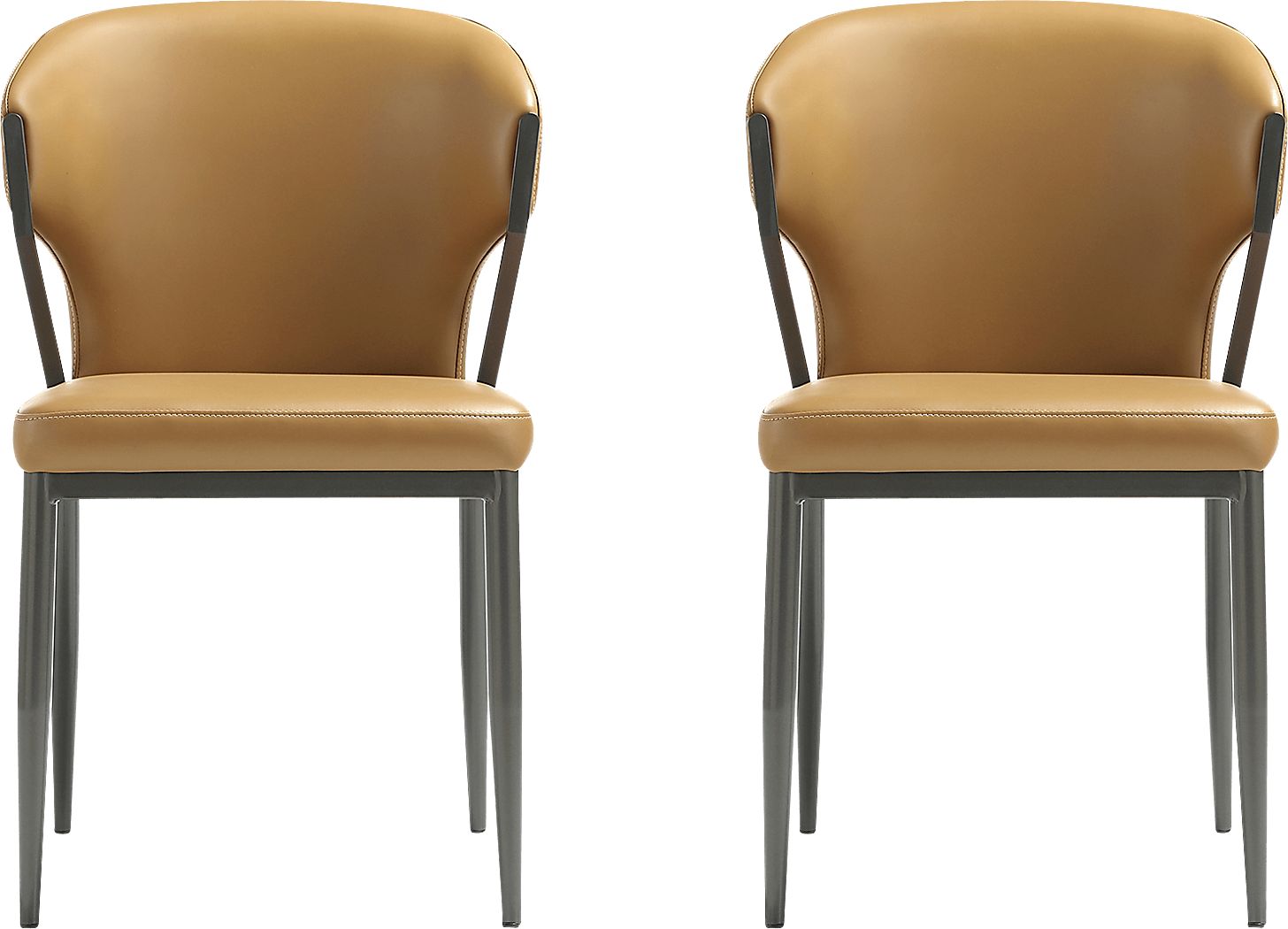 Blossompoint Camel Brown Dining Chair, Set of 2