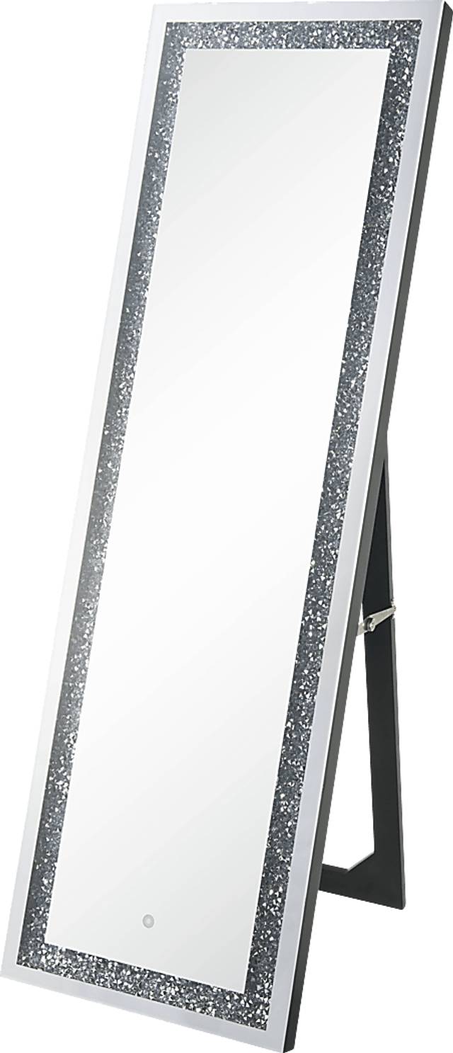 Blossomwood Silver Floor Mirror - Thumbnail - Image 1
