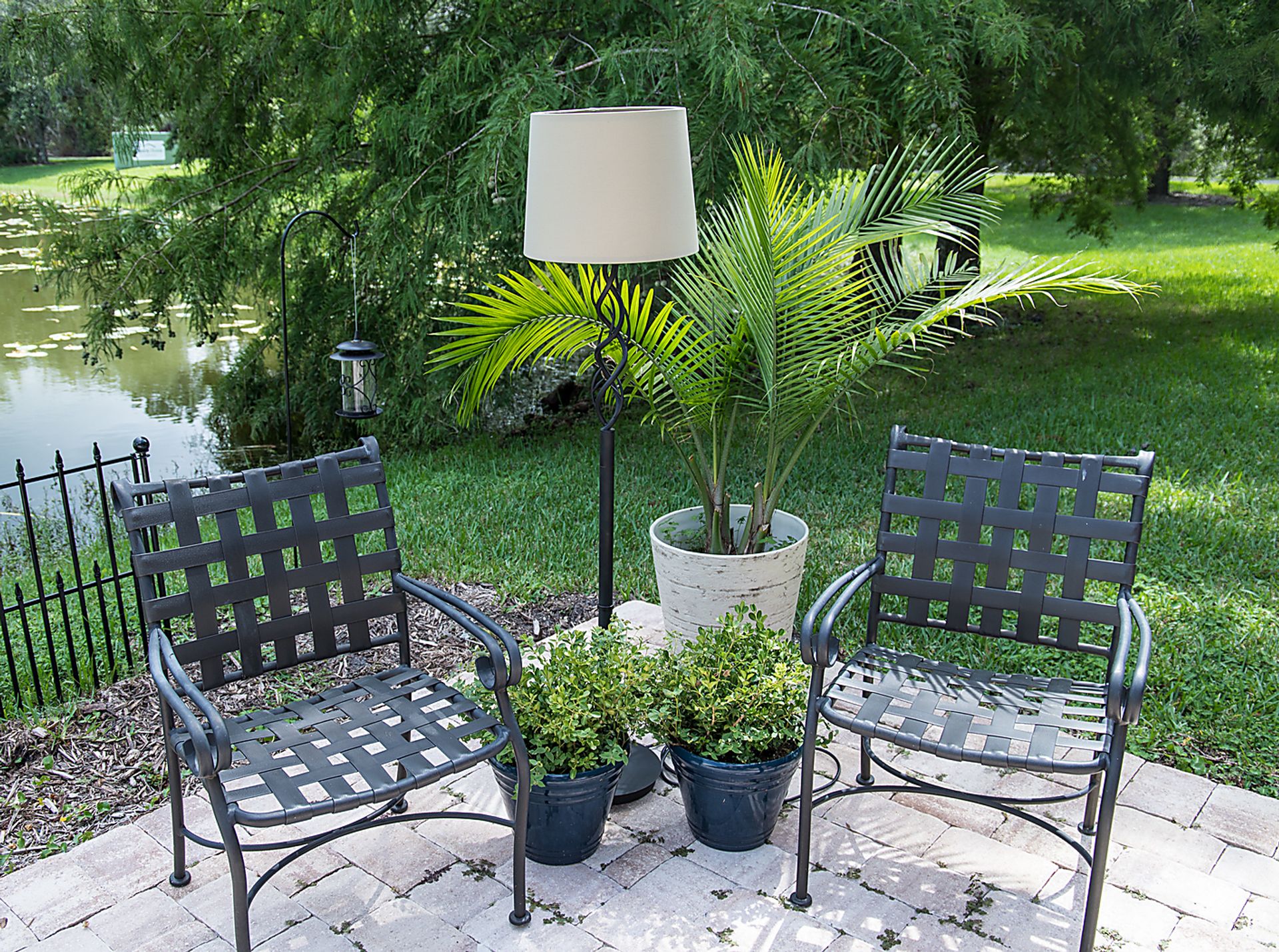 Blounts Creek Brown Outdoor Floor Lamp - Image 2
