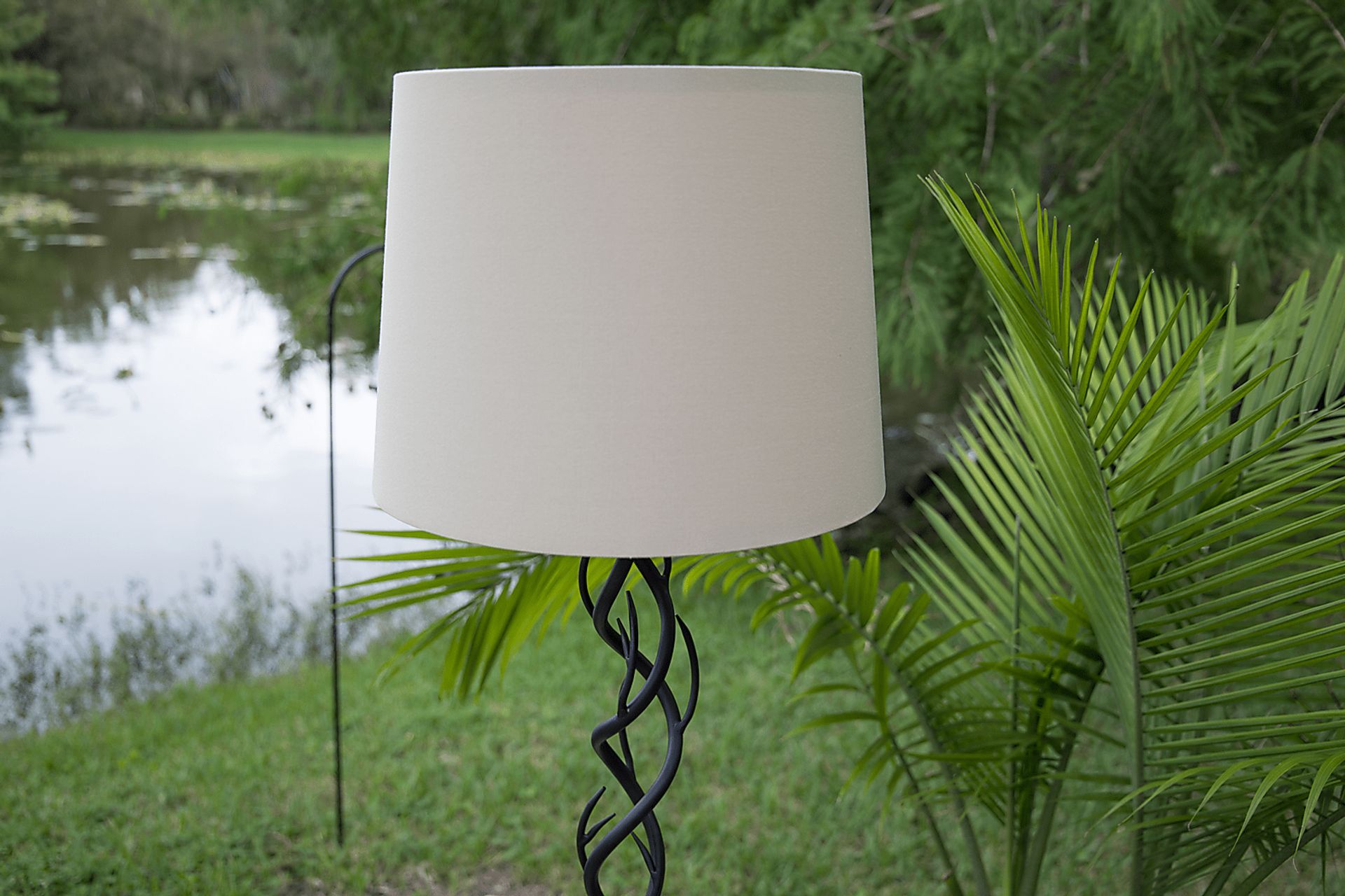 Blounts Creek Brown Outdoor Floor Lamp - Image 4