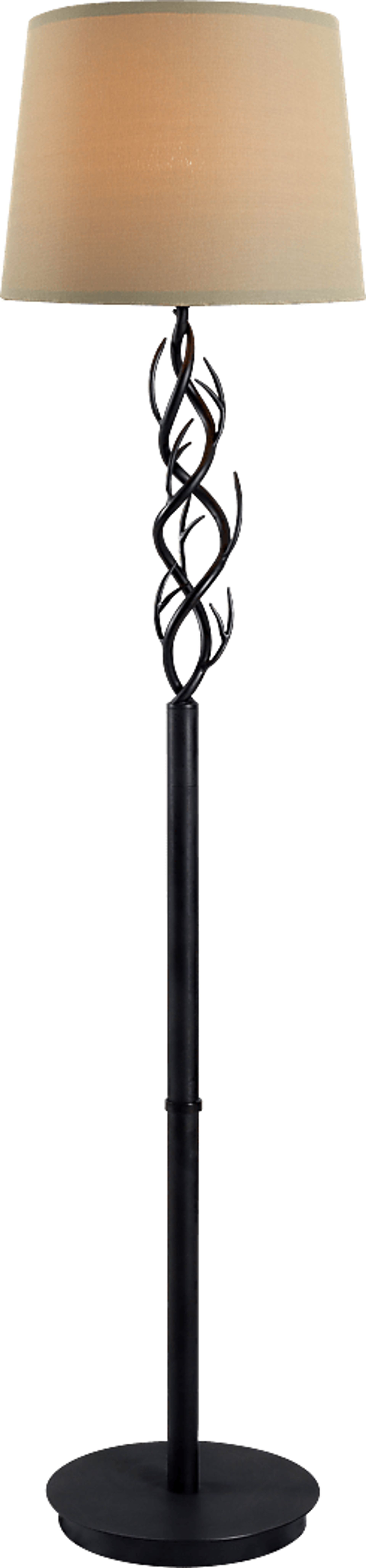 Blounts Creek Brown Outdoor Floor Lamp - Image 1