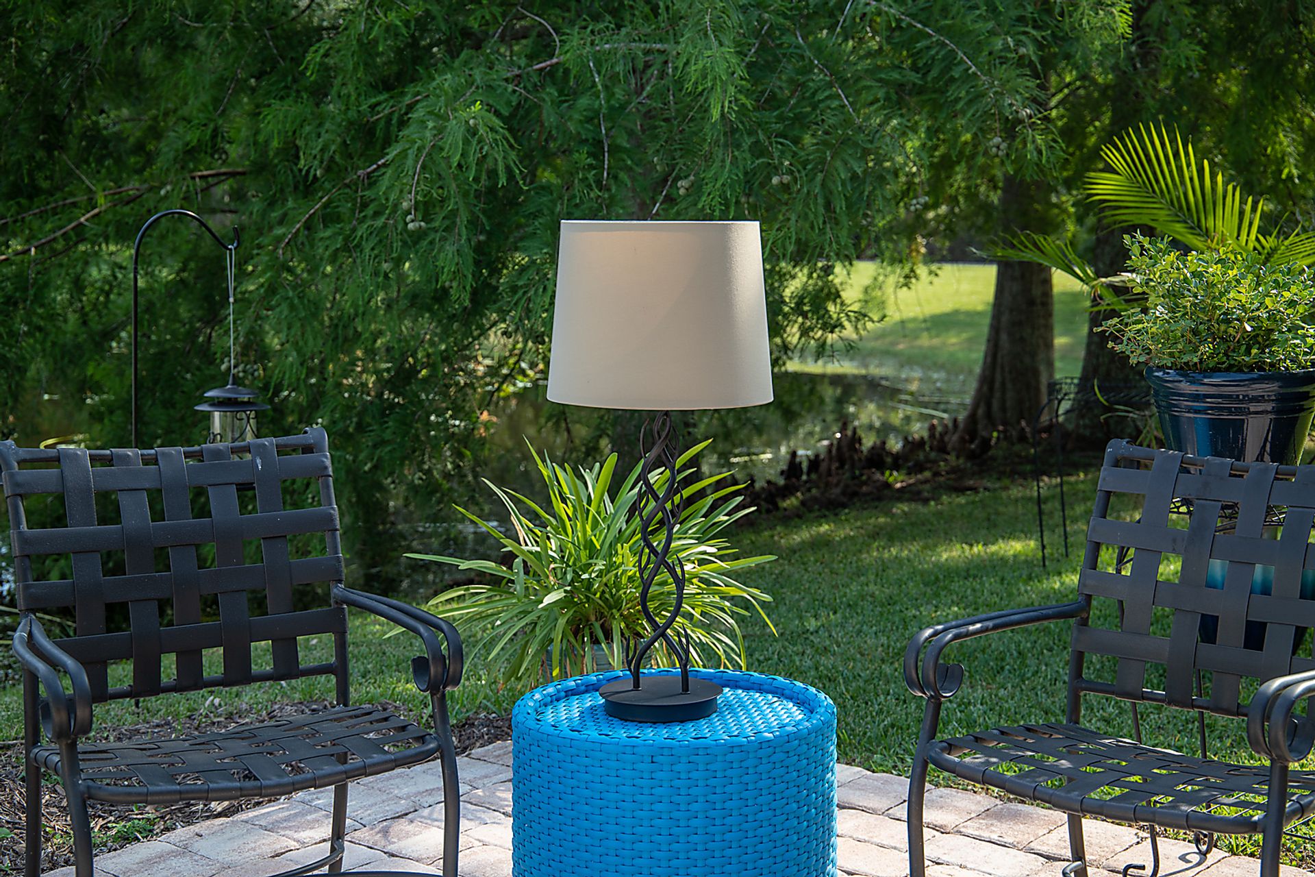 Blounts Creek Brown Outdoor Table  Lamp - Image 4
