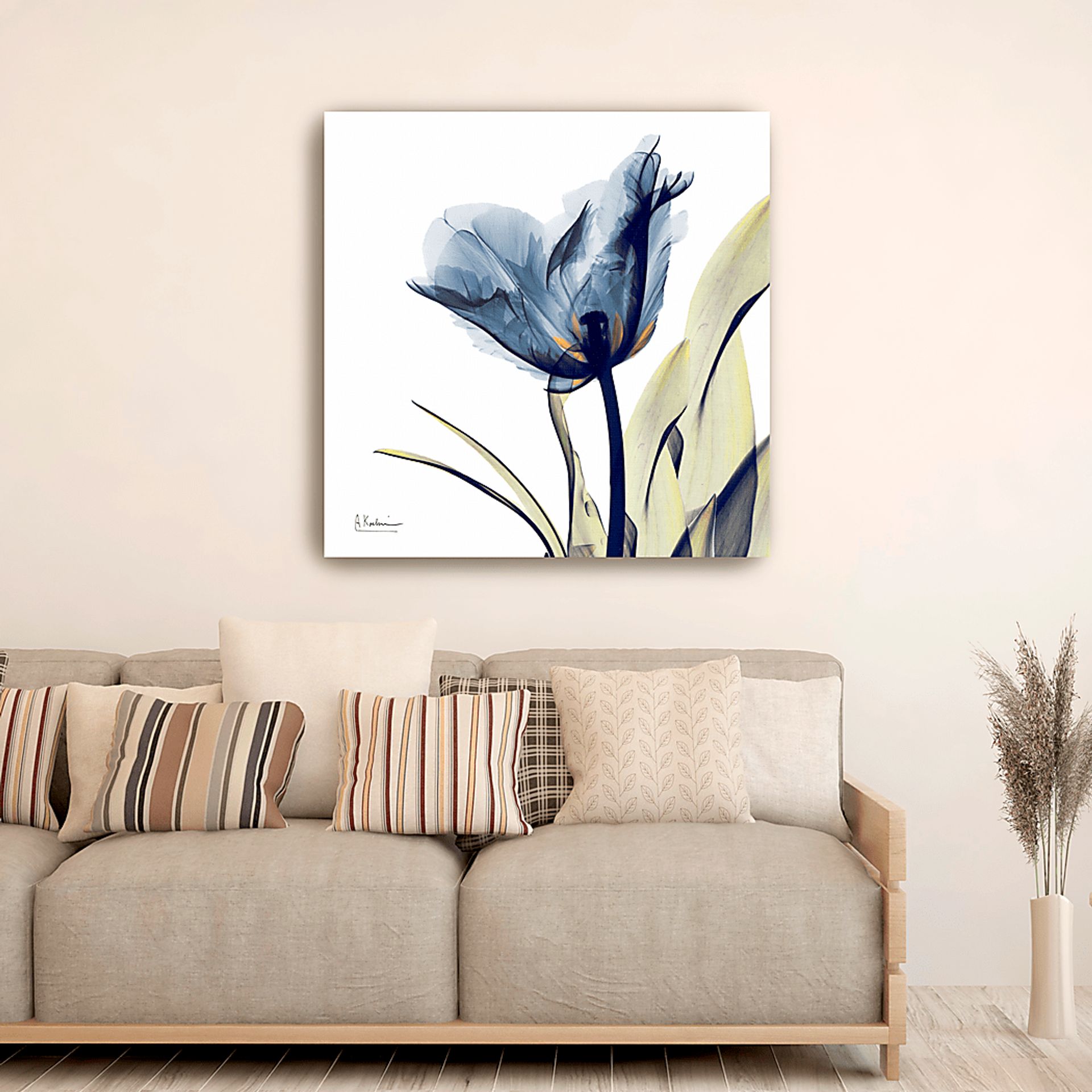Blue Tulip Multi Artwork - Image 2