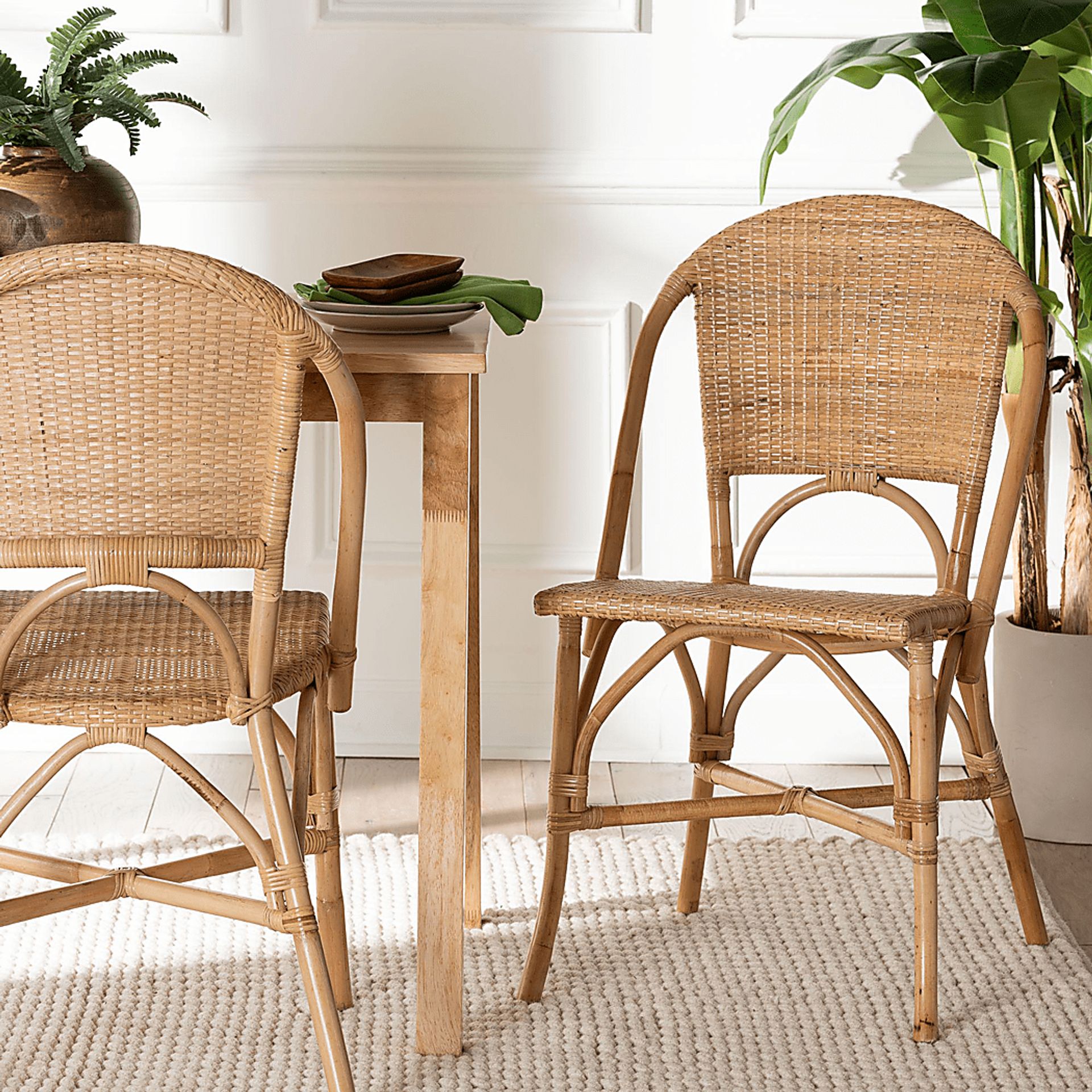 Bluegatea Brown Dining Chair - Image 2