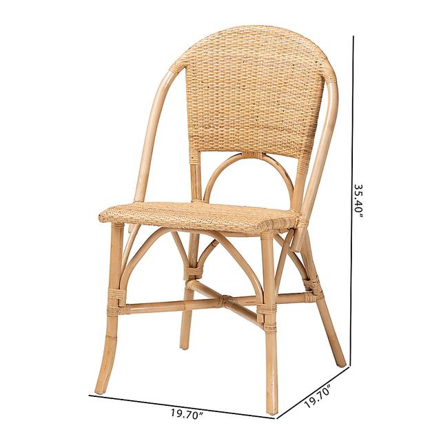 Bluegatea Brown Dining Chair - Thumbnail - Image 4
