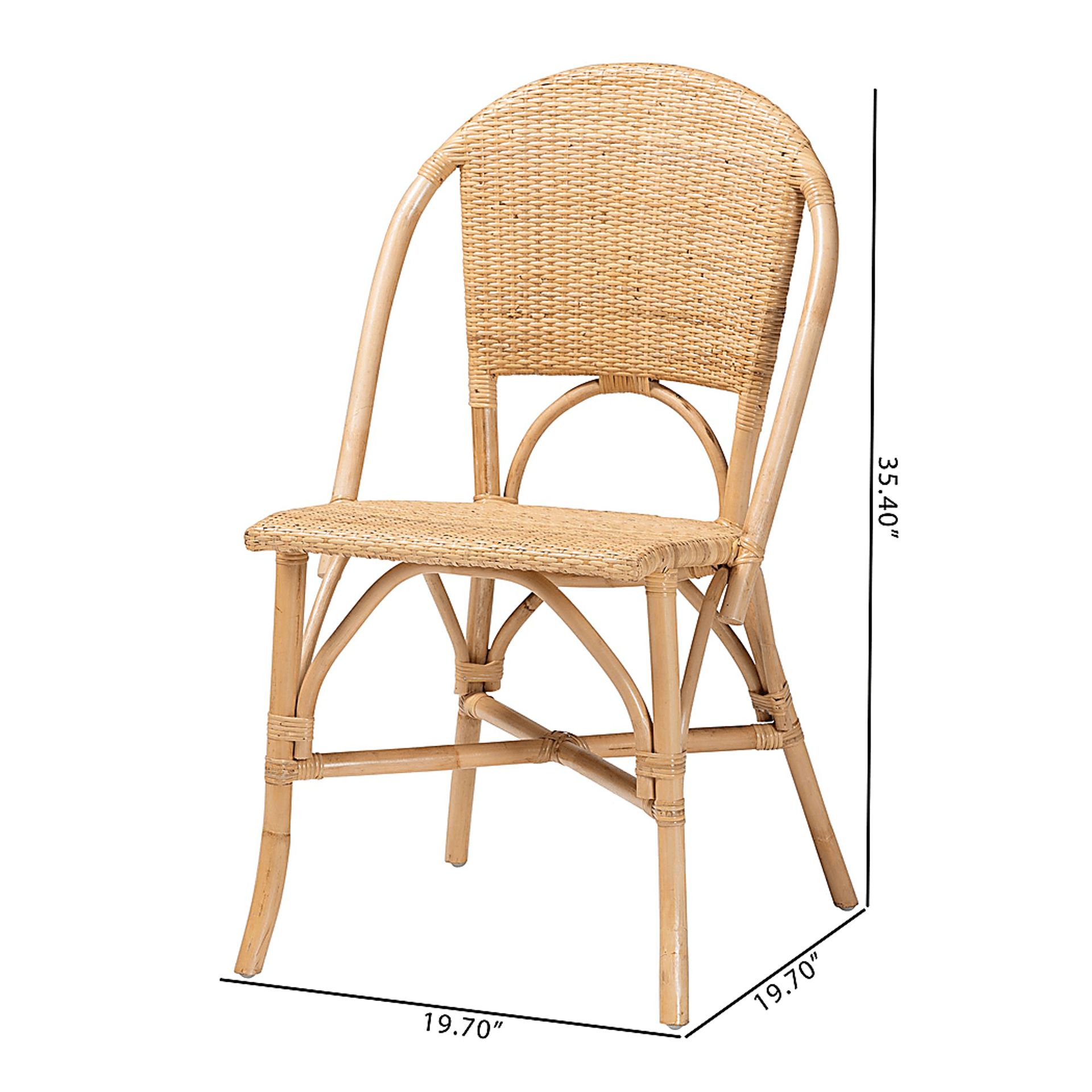 Bluegatea Brown Dining Chair - Image 4