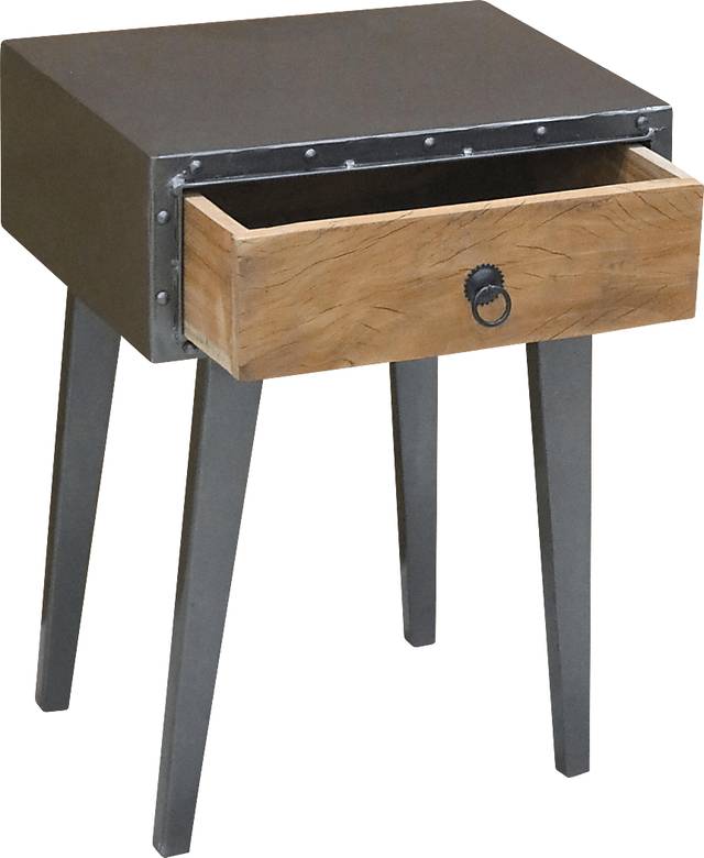 Bluepine Tan End Table - Thumbnail - Image 2