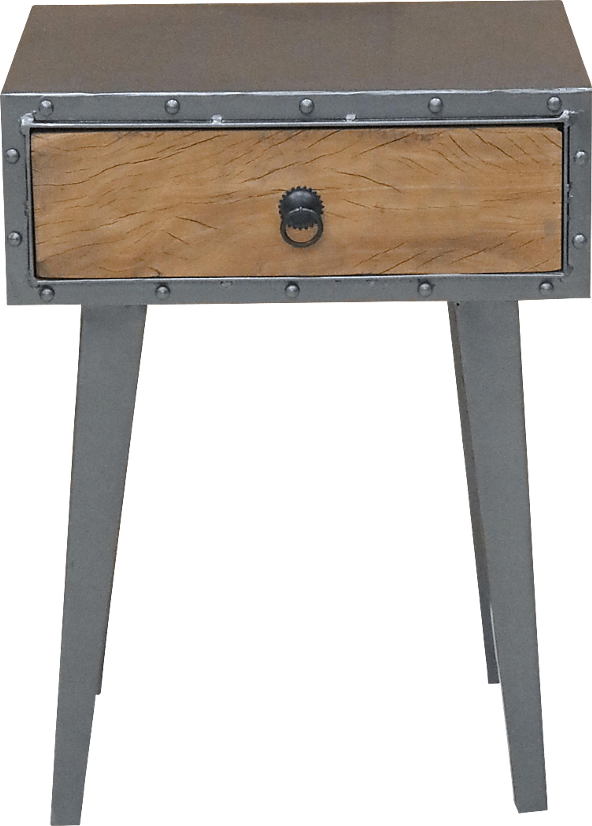 Bluepine Tan End Table - Image 4
