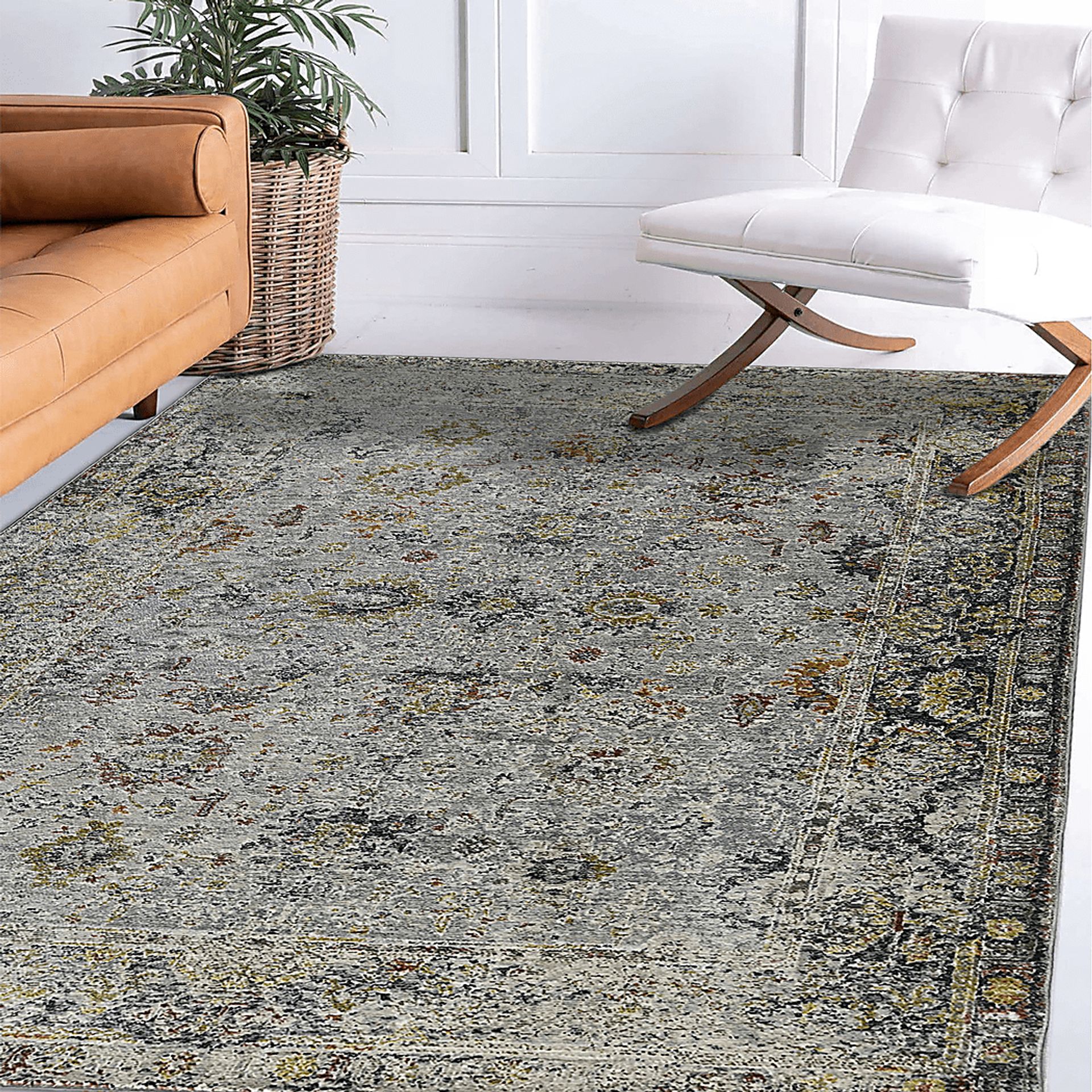 Blueriver Charcoal 5'3 x 7'10 Rug - Image 2