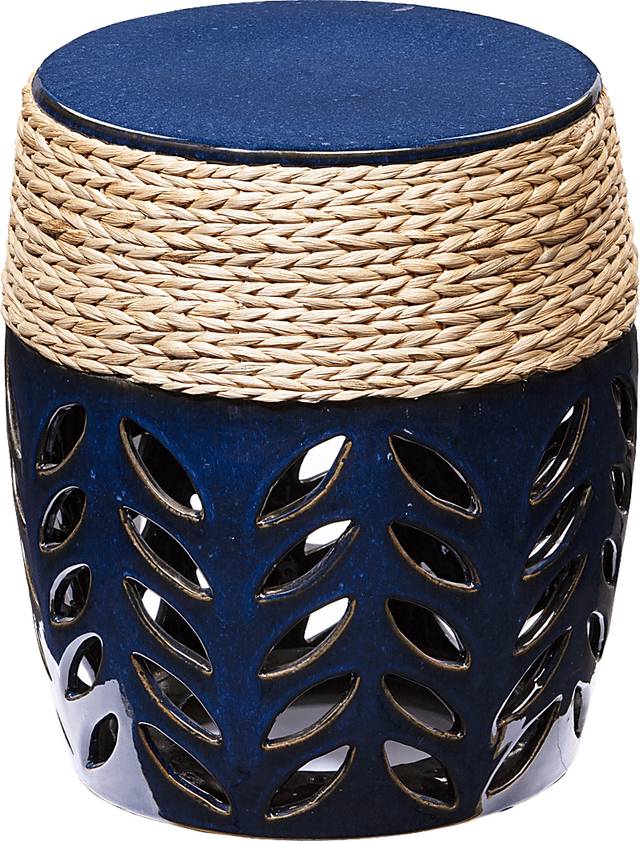 Bluestein Blue Accent Table - Thumbnail - Image 1