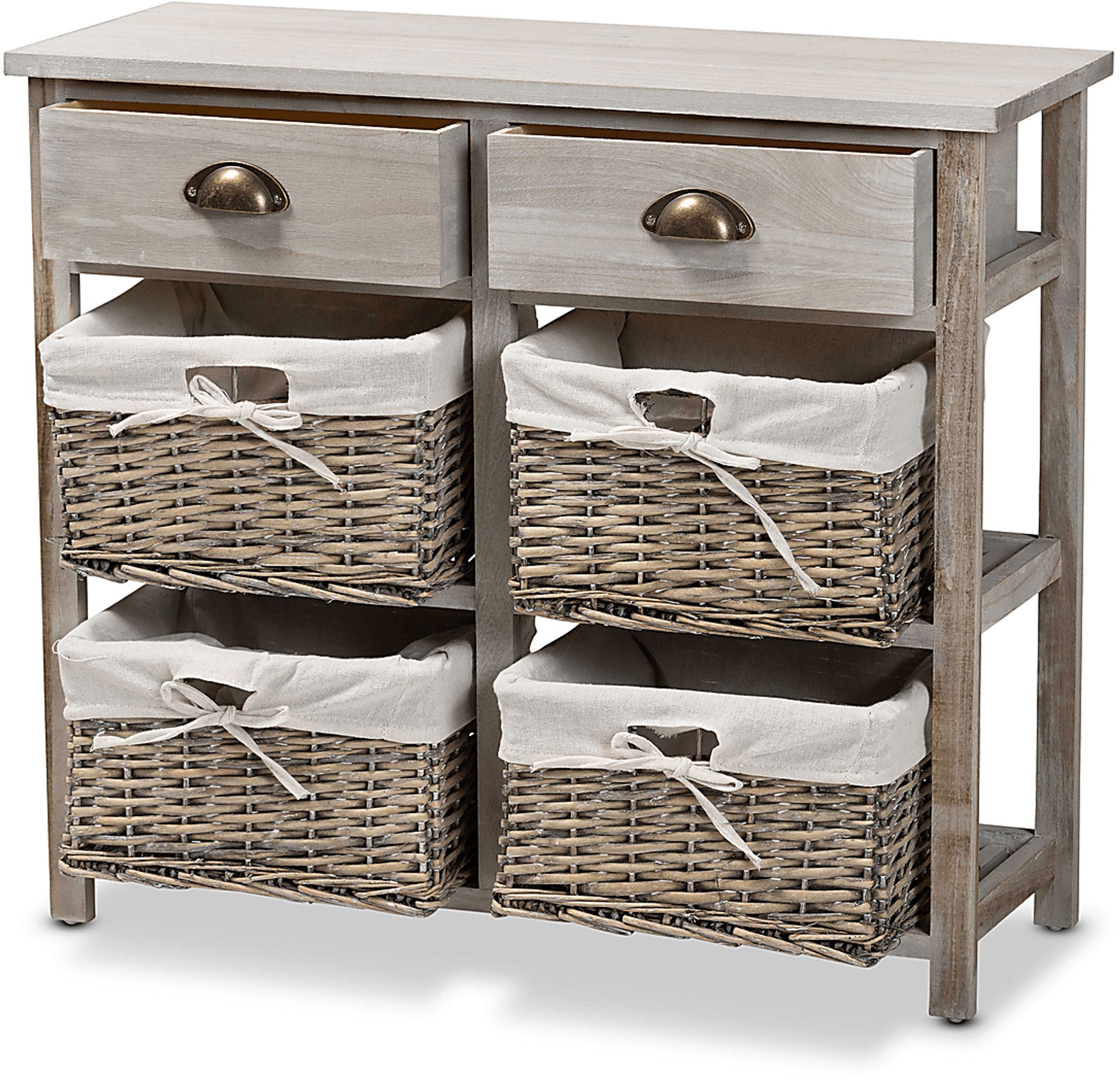 Bluffdale Gray Storage Cabinet - Image 2
