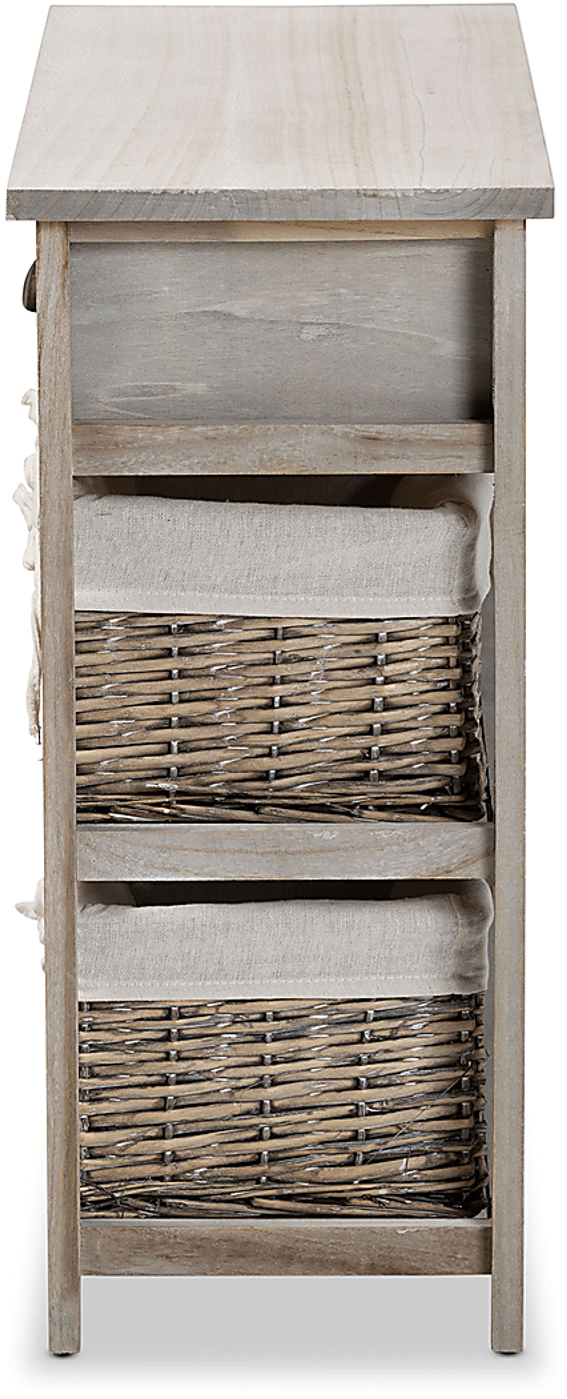 Bluffdale Gray Storage Cabinet - Image 4