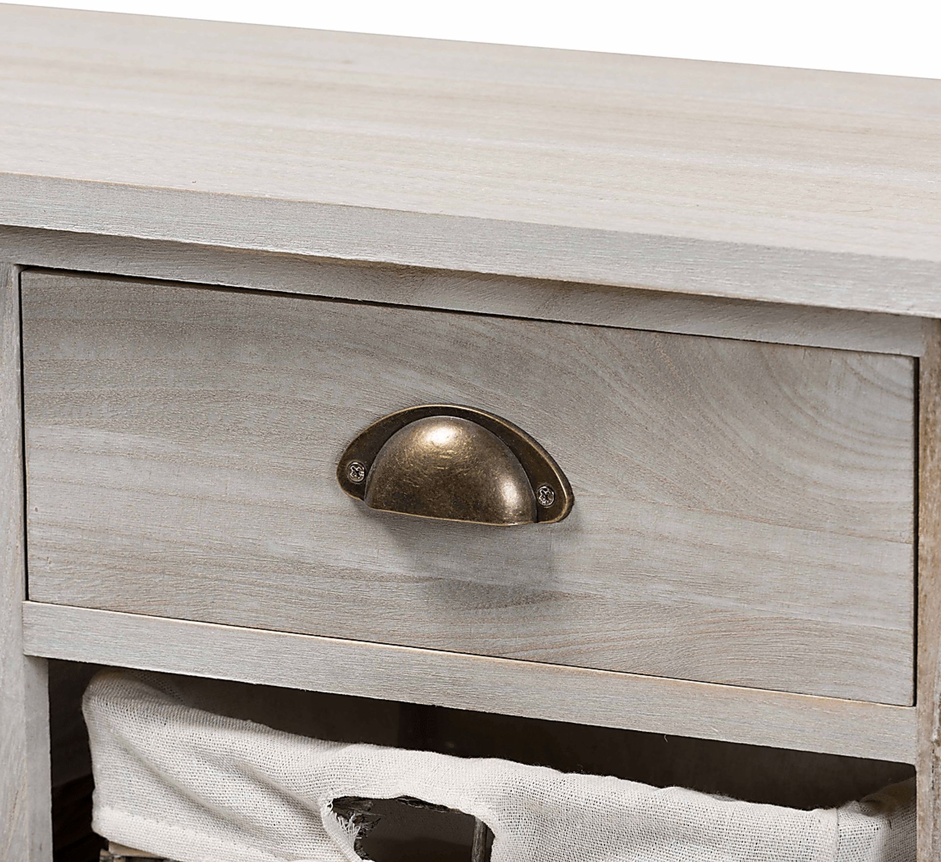 Bluffdale Gray Storage Cabinet - Image 5