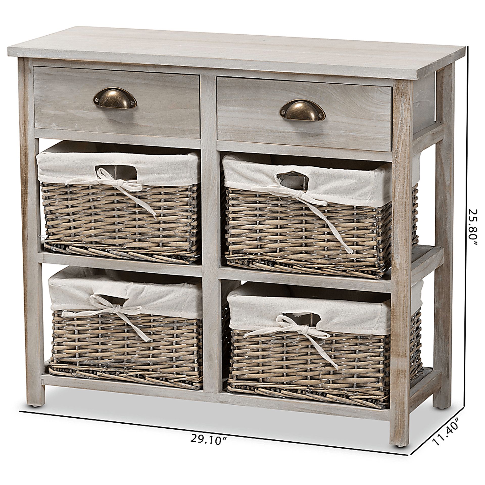 Bluffdale Gray Storage Cabinet - Image 10
