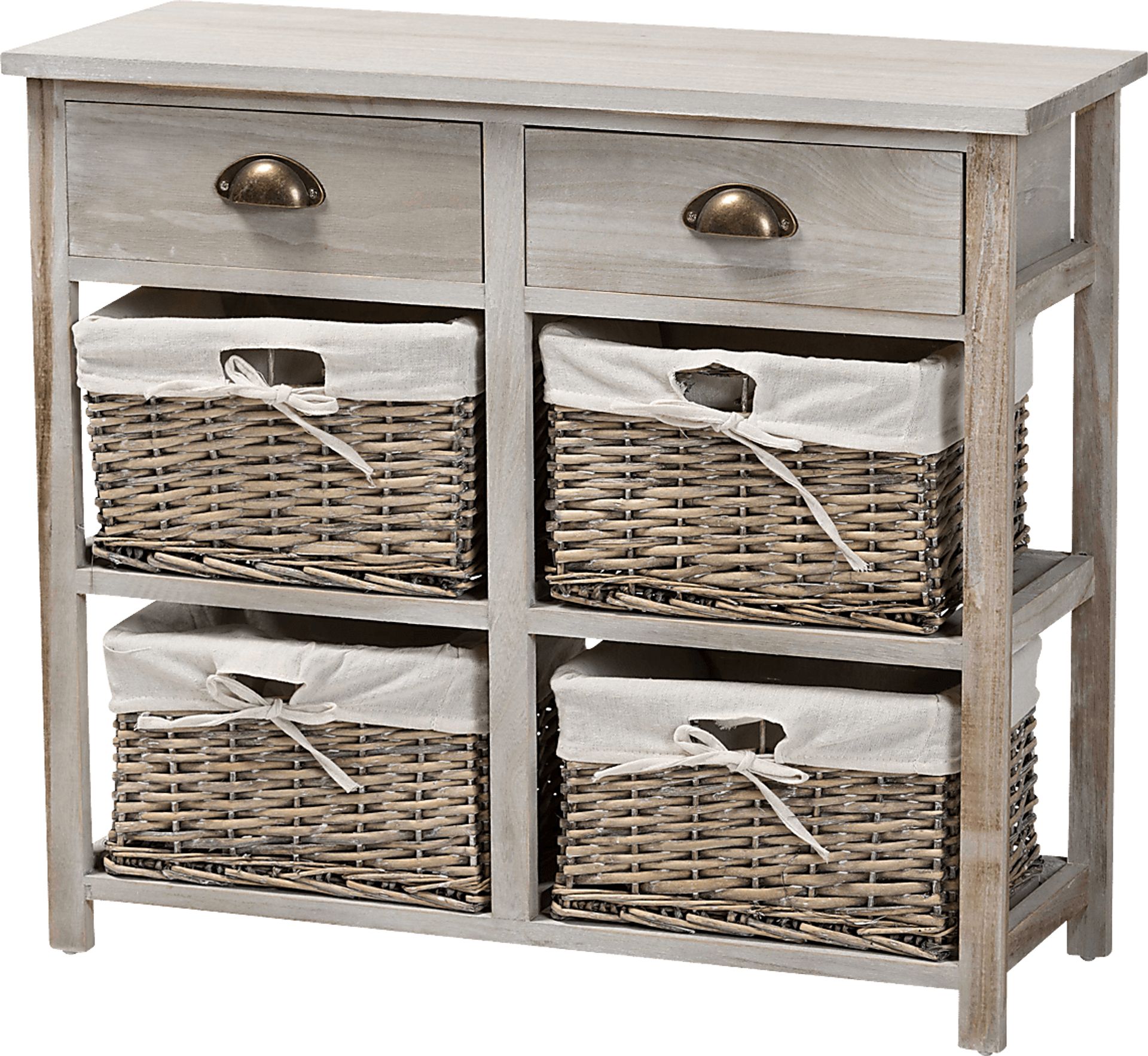Bluffdale Gray Storage Cabinet - Image 1