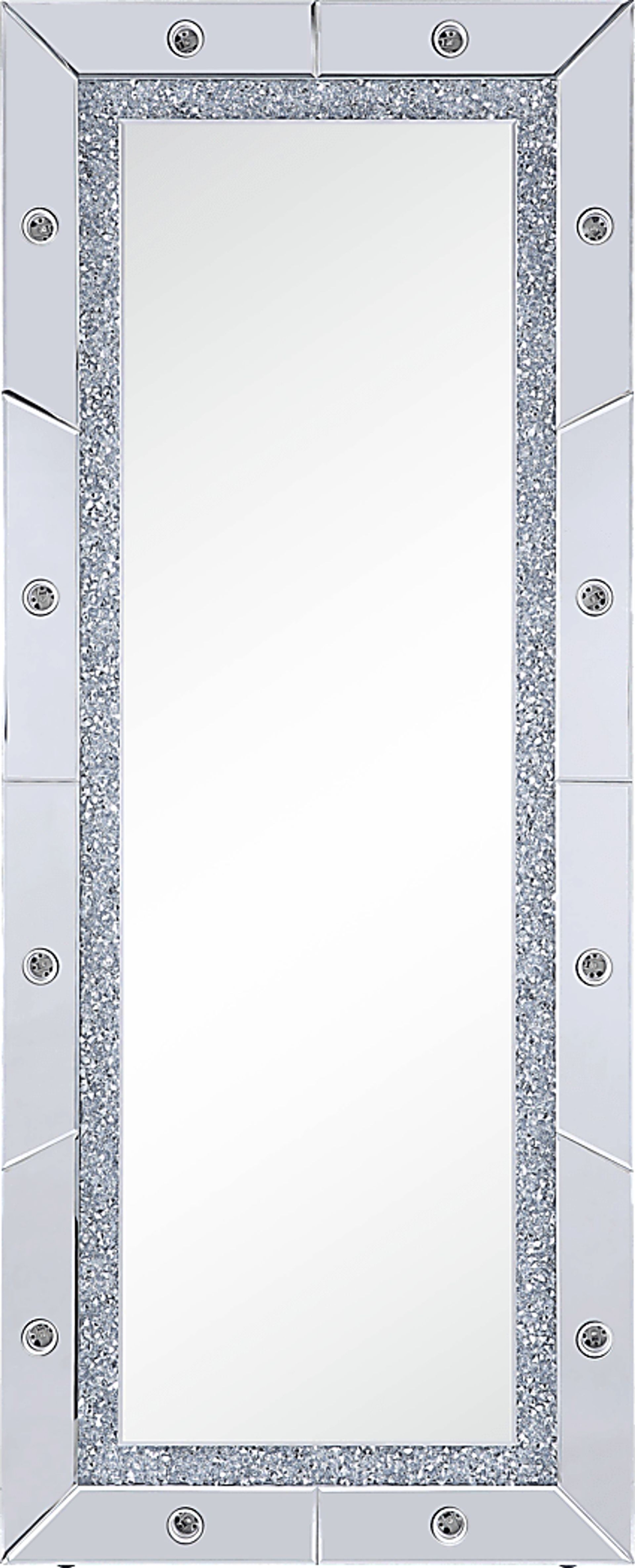 Bluffington Silver Floor Mirror - Image 1